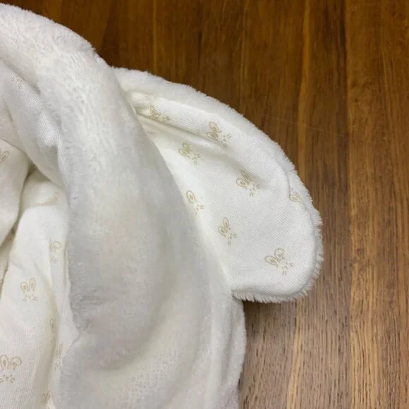 MAYORAL Baby Winter Coat Girls 6-9 Months Bunny Ears White Hooded Infant Jacket - Picture 6 of 12